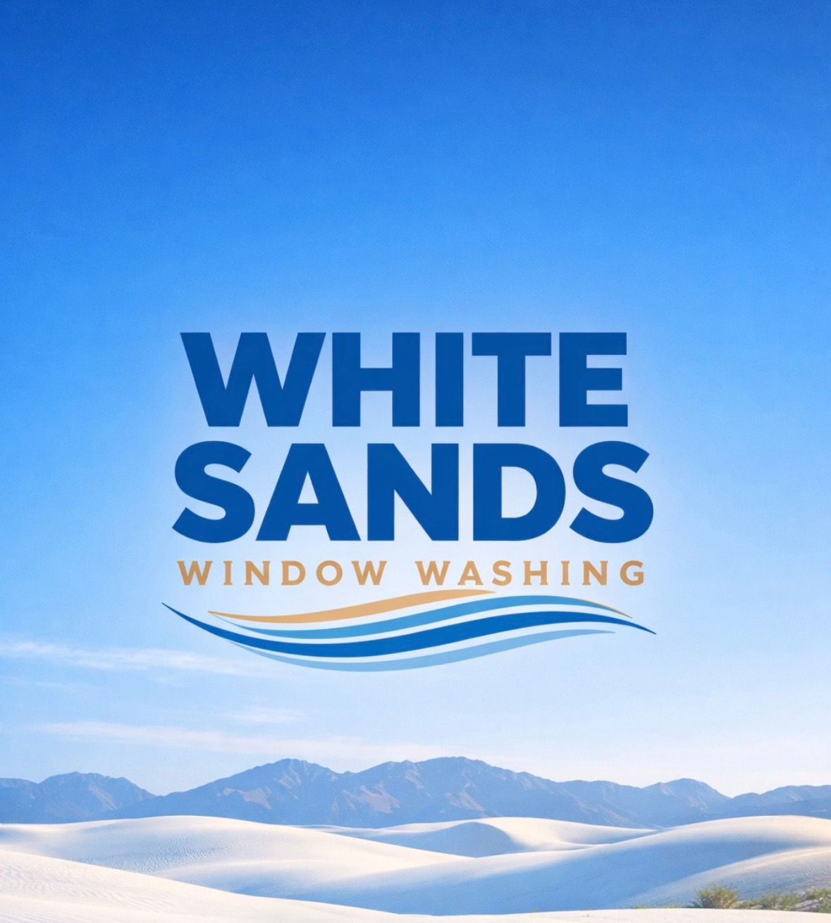 White Sands Window Washing logo